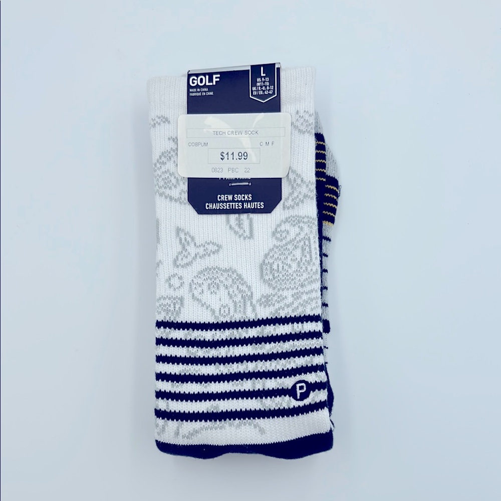 Puma Men’s Crew Golf Socks Large 9-13 NWT